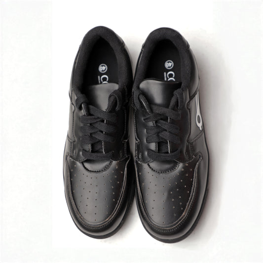 Cos Tan Low Ball Signature Black Sneakers