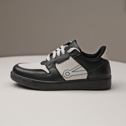 Cos Tan Low Ball Signature White Sneaker