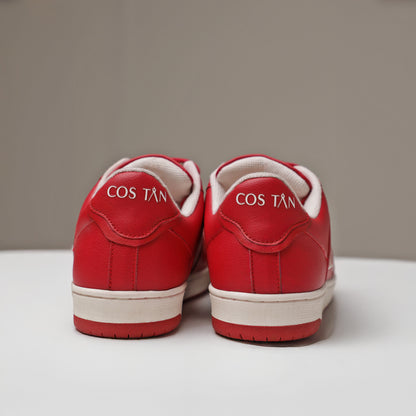 Cos Tan Low Ball Classic Red & White Sneakers