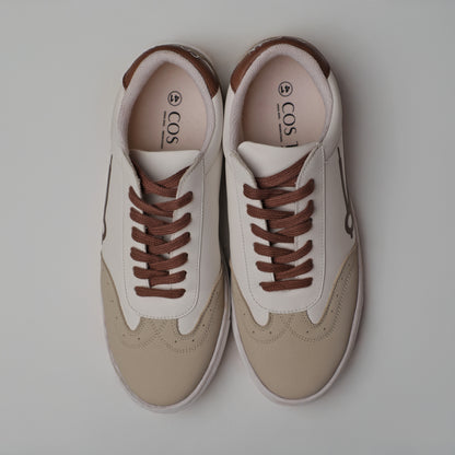 Cos Tan GAT Green Accent Sneakers
