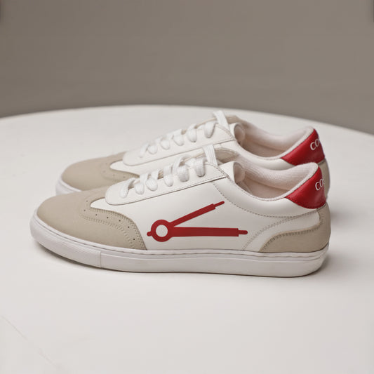 Cos Tan GAT Red Accent Sneakers