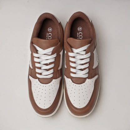 Cos Tan Low Ball Classic Red & White Sneakers
