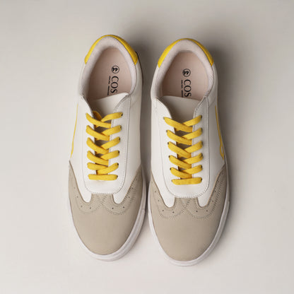 Cos Tan GAT Green Accent Sneakers