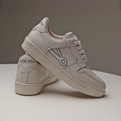 Cos Tan Low Ball Classic Red & White Sneakers