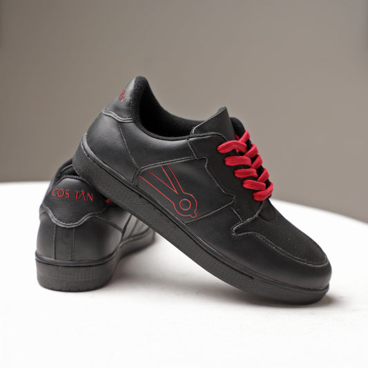 Cos Tan Low Ball Monotone Black Sneakers