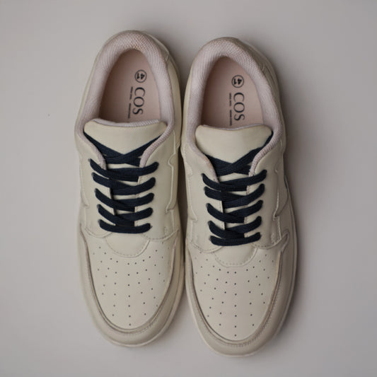 Cos Tan Low Ball Signature White Sneaker