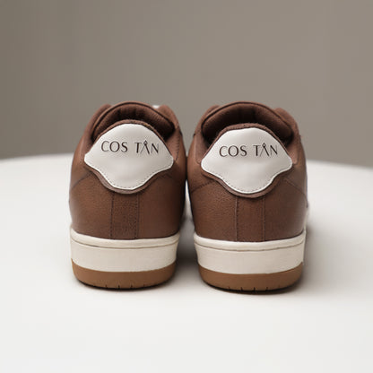 Cos Tan Low Ball Classic Red & White Sneakers