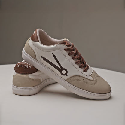 Cos Tan GAT Green Accent Sneakers
