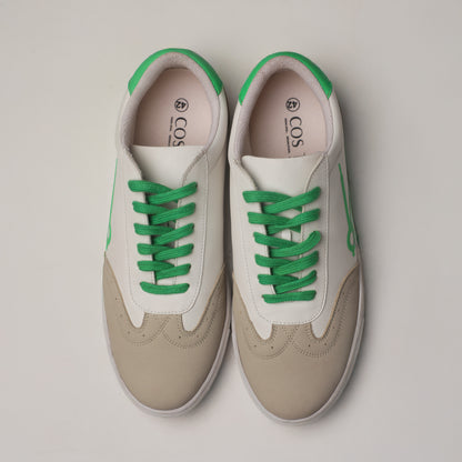 Cos Tan GAT Green Accent Sneakers
