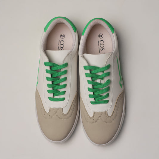 Cos Tan GAT Green Accent Sneakers