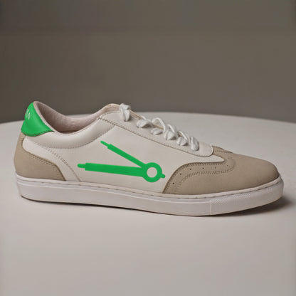 Cos Tan GAT Green Accent Sneakers